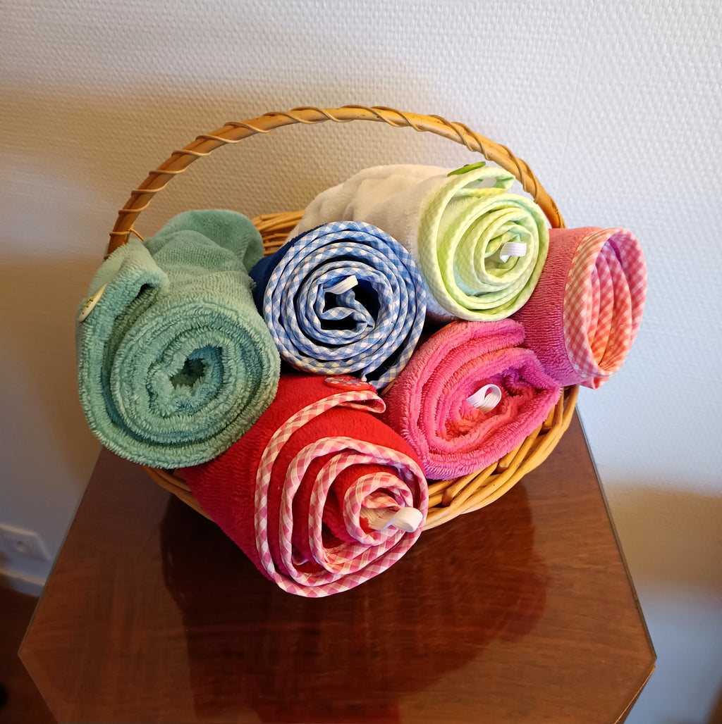 serviette à cheveux